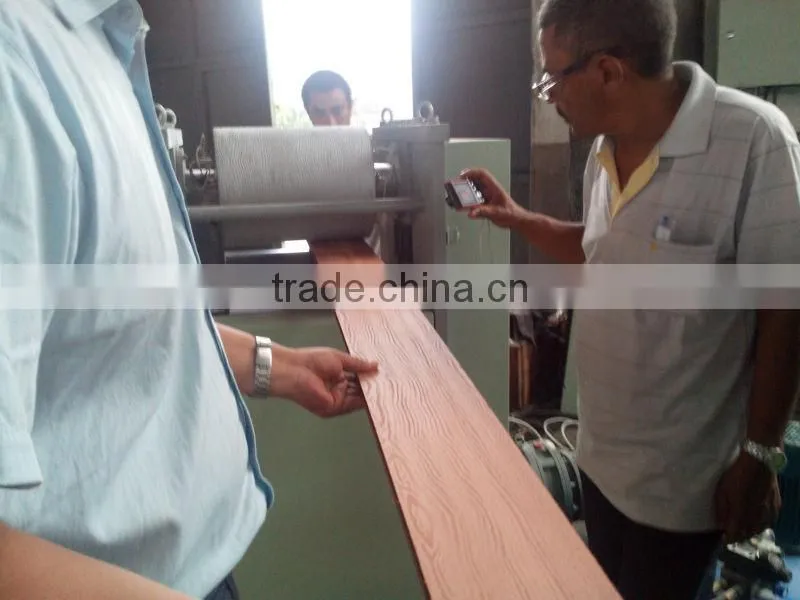 WPC embossing machine