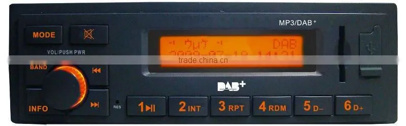 DAB+ digital radio ,car one din cd /mp3 ,with digital radio ,DAB+ plus , USB/SD,Wholesaler for european market ~