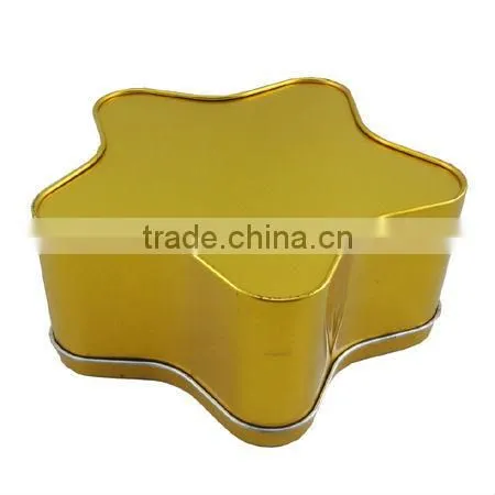 empty candy star tin box