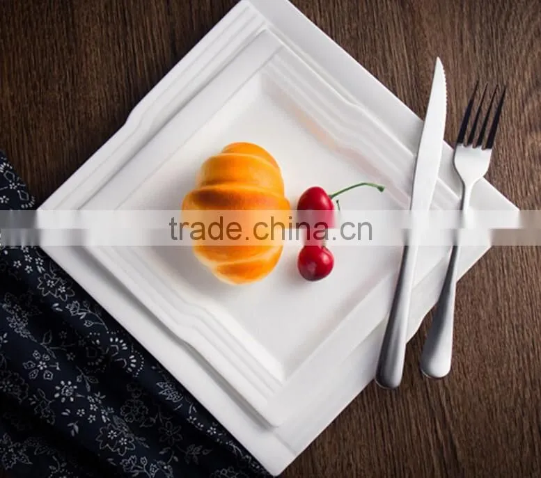 KC-00816 round plate ,suqare plate , promotion cheap porcelain plate