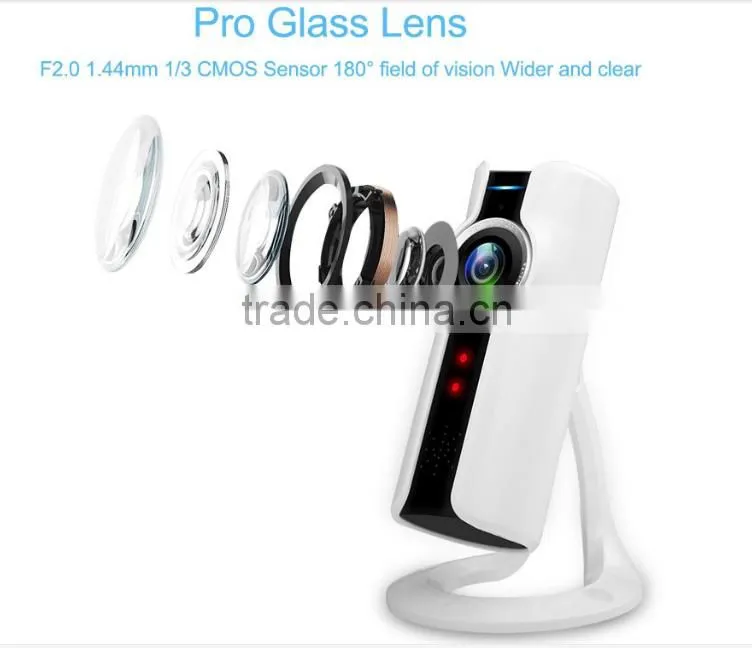 Panoramic Full View 180 Degree Electric Pan-Tilt New VR IP Wifi Camera, New Fisheye VR CCTV Camera For Sale