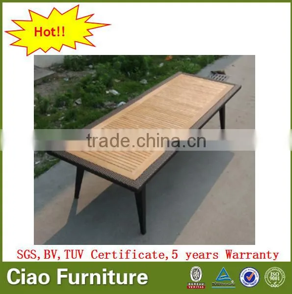 dining room furniture modern teak wooden dining table