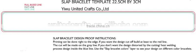 High Visibility Slapwrap Reflective Bands/wrist band