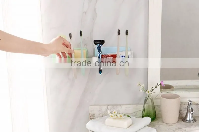 Sucker toothbrush rack