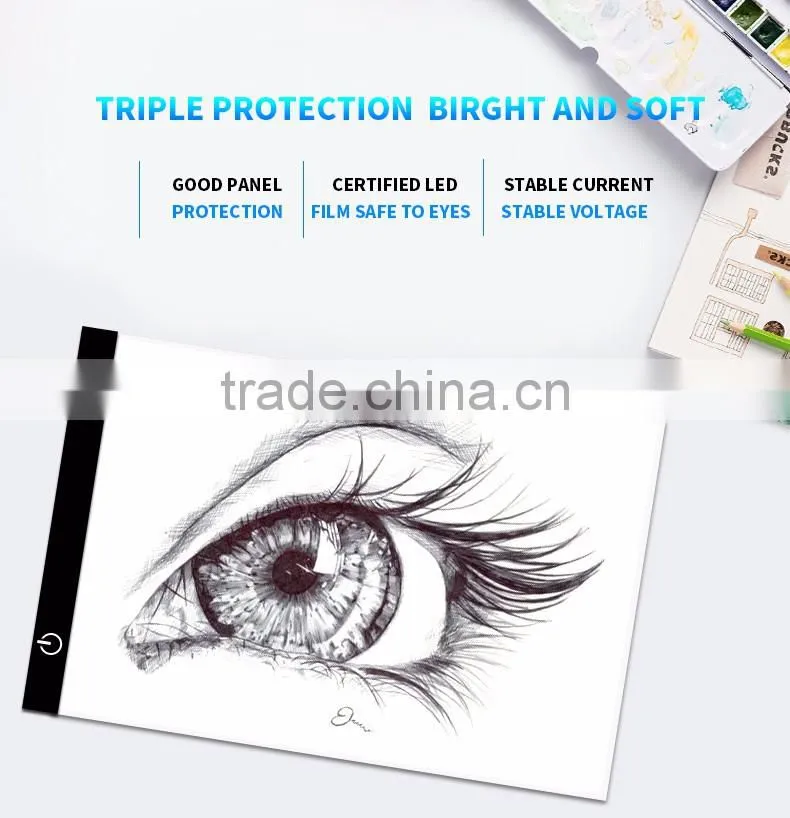 A4 simplified LED copy board New product LED tracing board Newlight LED drawing learning light board