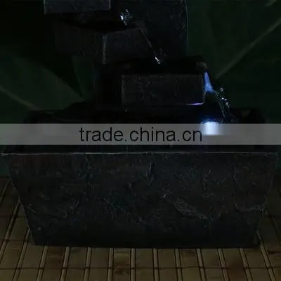 Spiral Staircase Tabletop Water Fountain with LED Light