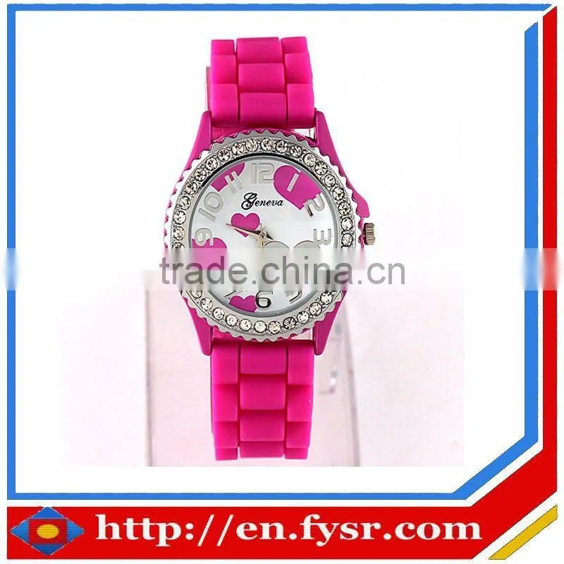 Custom-made silicone jelly watch