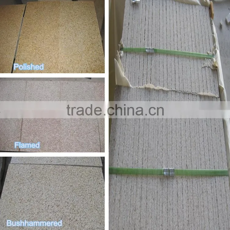 Cheap price China G682 Yellow beige granite stone