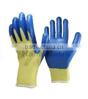NMSAFETY 13 gauge aramid fiber with steel wire liner anti cut gloves