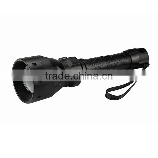 UF-1406 T50 50mm convex lens 2x18650 batteries zoom flashlight torch