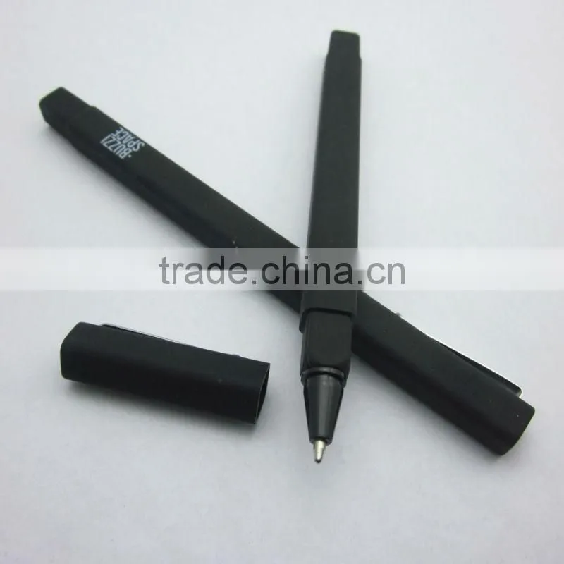 2014 ideal promotional item plastic ballpoint square hotel pen