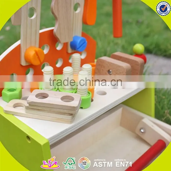 2017 New design kids wooden toy tool bench best design children wooden toy tool bench diy baby wooden toy tool bench W03D030