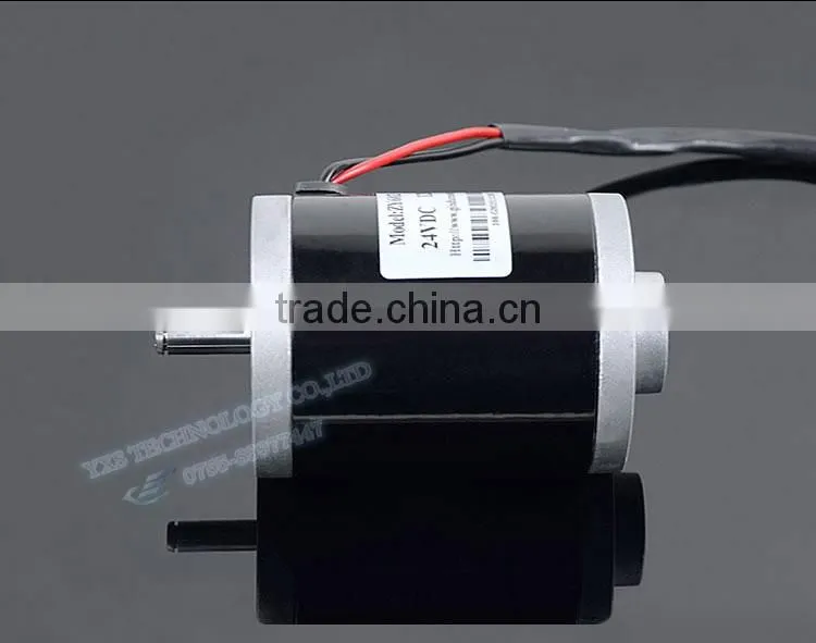 120W 24V 3500RPM High Power High Torque Two Ball Bearing DIY DC Motor with Pure Core Wire Low Noise
