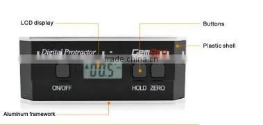 82201B-00B CE Certification angle measuring device digital protractor gauge for woodworking