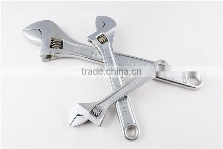 Chrome Plated Adjustable Wrench/Spanner