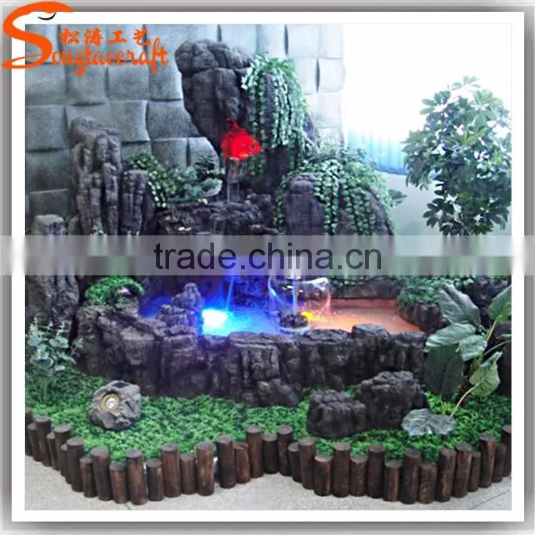 Artistic simulation artificial rockery waterfall Landscape Art decorative artificial rockery waterfall