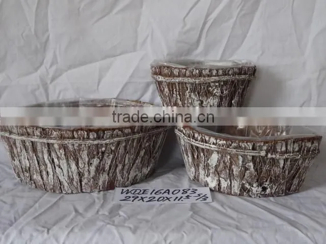Decorative Moss and Sisal flower pot for home and garden