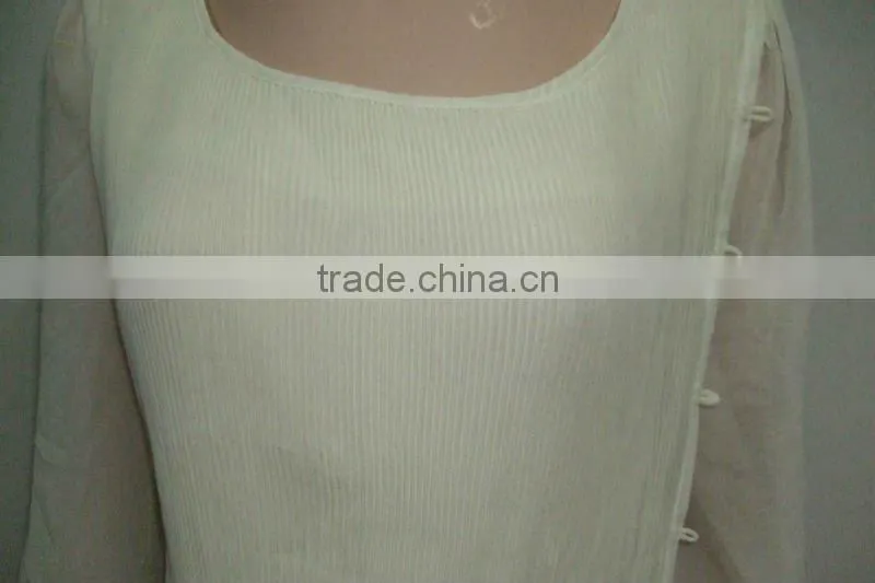 newest hot selling lady apparel blouse