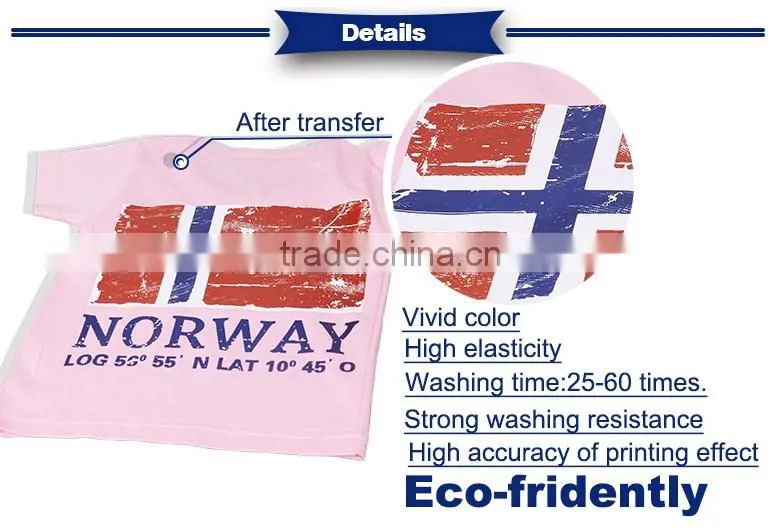 Customized colors heat transfer sticker for offset printing