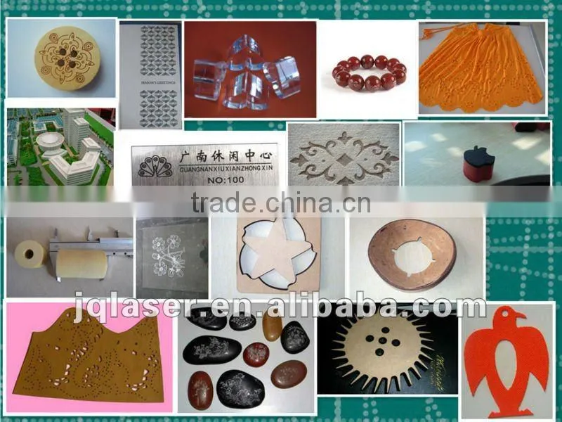 Mini size laser cutting and engraving machine with CE FDA leather cloth engraving machine