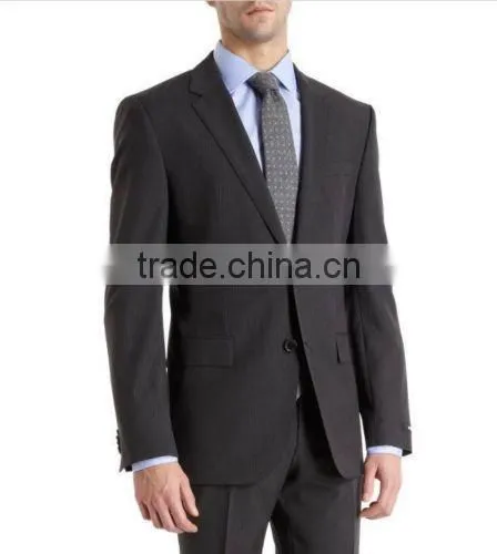 GZY Cheap Men Suit Style black coat pant men suit stock