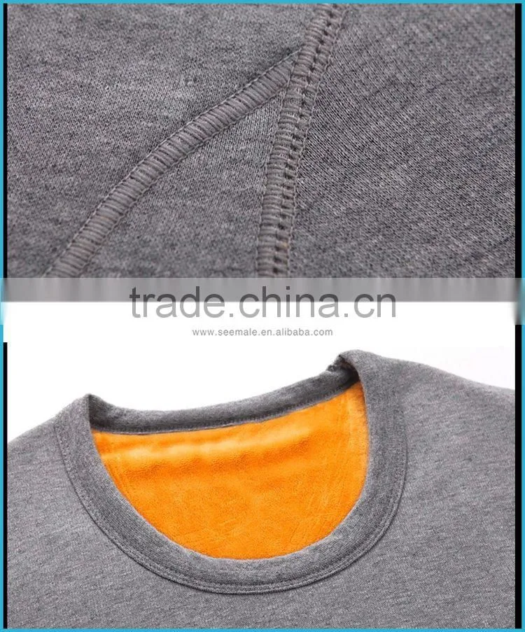 Couples Heated Thermal Underwear Thick Double Layer Merino Wool Polartec Thermal Underwear Knee Support Thermo Underwear