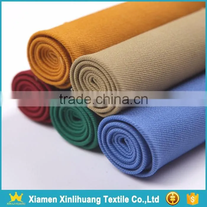 Hot Sale Woven 40D 97 Cotton 3 Spandex Twill Fabric for Pants