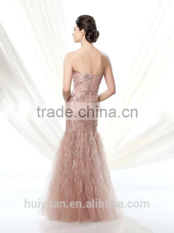 pink sleeveless beaded evening prom dress long bling