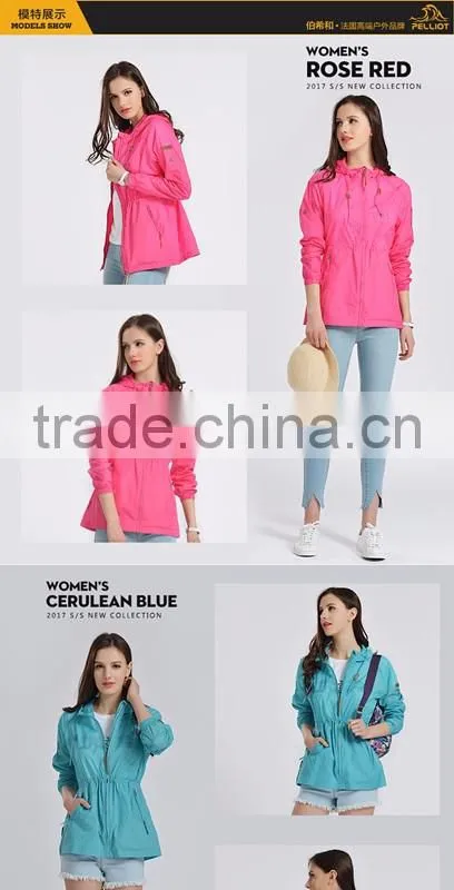 high quality hot long-sleeved hooded sun protection tops