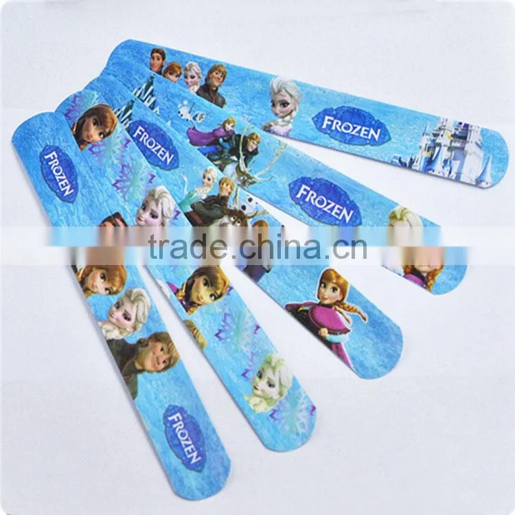 Kids Color print slap bracelets cartoon print slap band