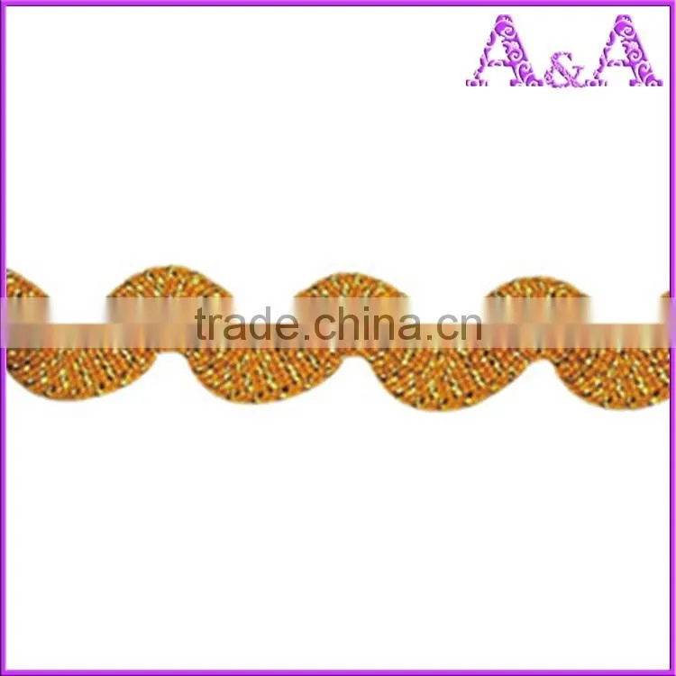 2014 new products wave ribbon zig zag grosgrain ribbon