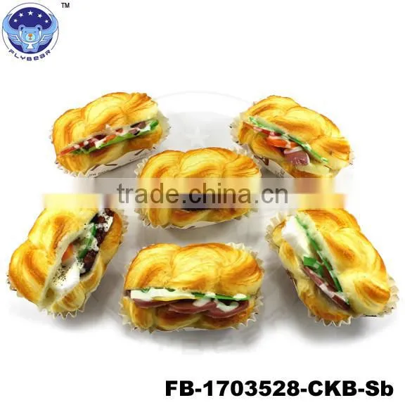 Simulated food with vegetables for refrigerator magnet promotional gift