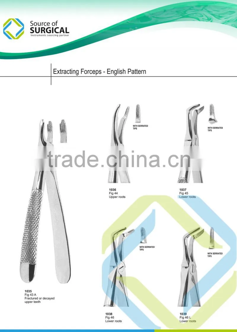 Extracting Forceps / Dental Forceps / Teeth Revomer Forceps
