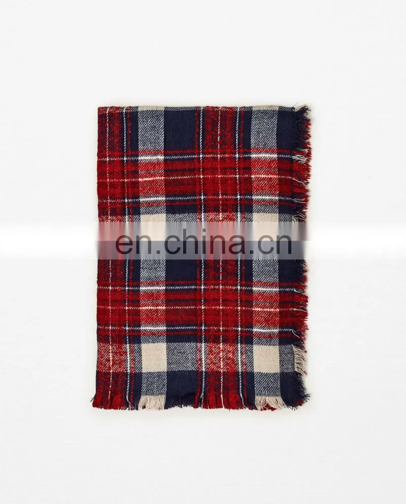 New Plaid Scarf 2016 Winter Fashion Long Warm Scarf