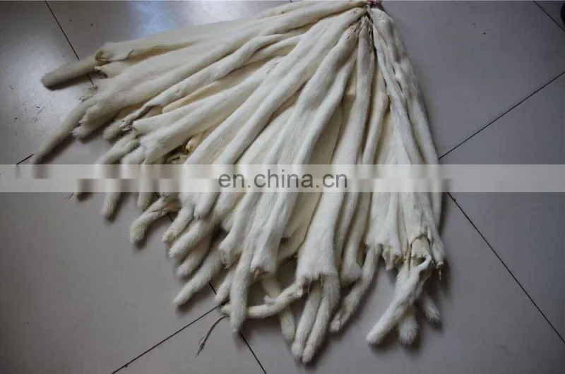 Excellent White Mink Fur pelts