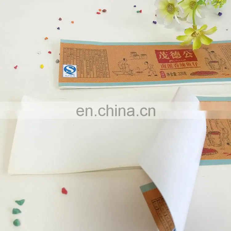 cheap factory price customized Printed Resealable Waterproof Food Vinyl Custom Sticker for sauce bottle