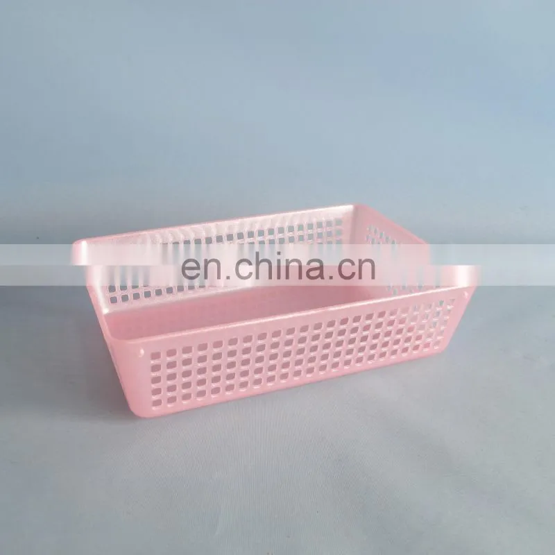 2014 rectangle small white mini basket plastic