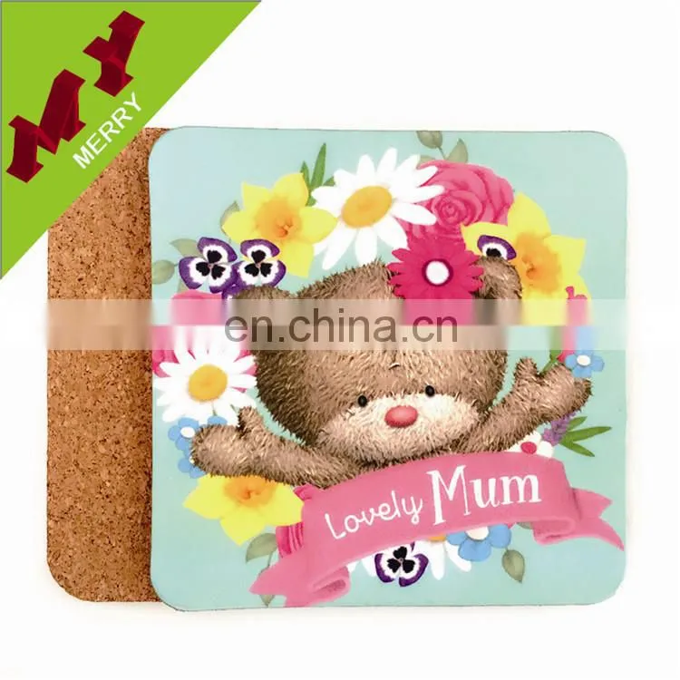 Pure wood coaster / paper wood mat for trophy