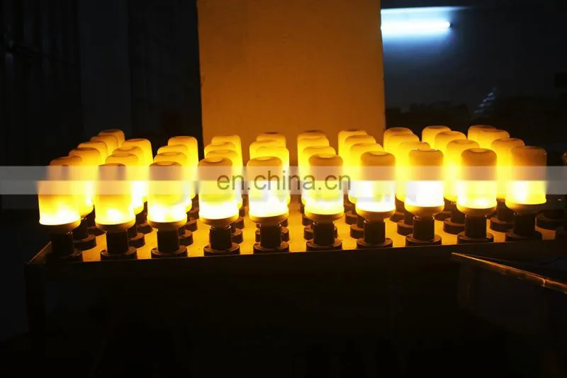 85V-265V Artificial Flame LED Blubs E27 Base Flickering Emulation Flame Light