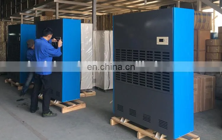 drying machine industrial dehumidifier with pump working in high temperature