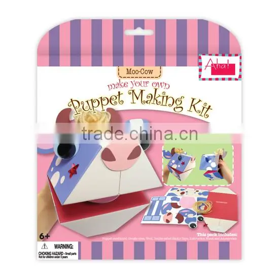 Make Your Own Paper craft DIY Crocodile Animal Puppet Kit