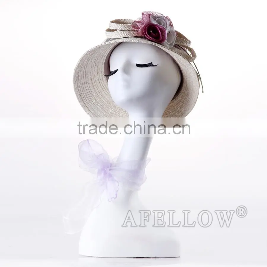 Fashion Female women head plastic white long neck head mannequin H1065