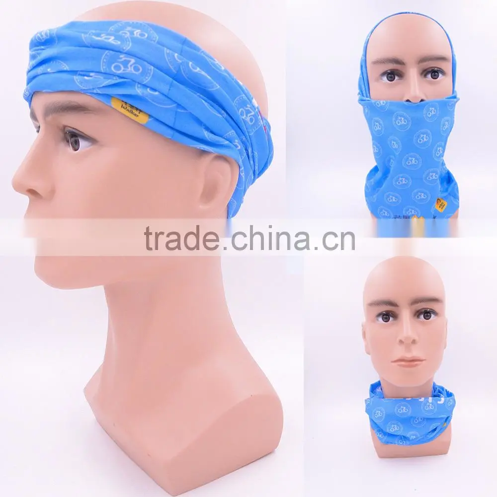 Bicycle Seamless Multi Functional Magic Scarf Neck Warmer Headwear