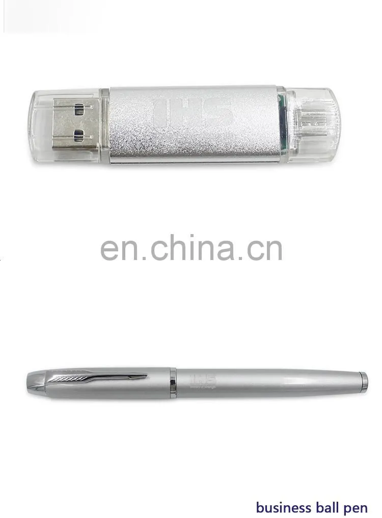 2019 hot selling promotion gift set powerbank with USB flash drive and pen