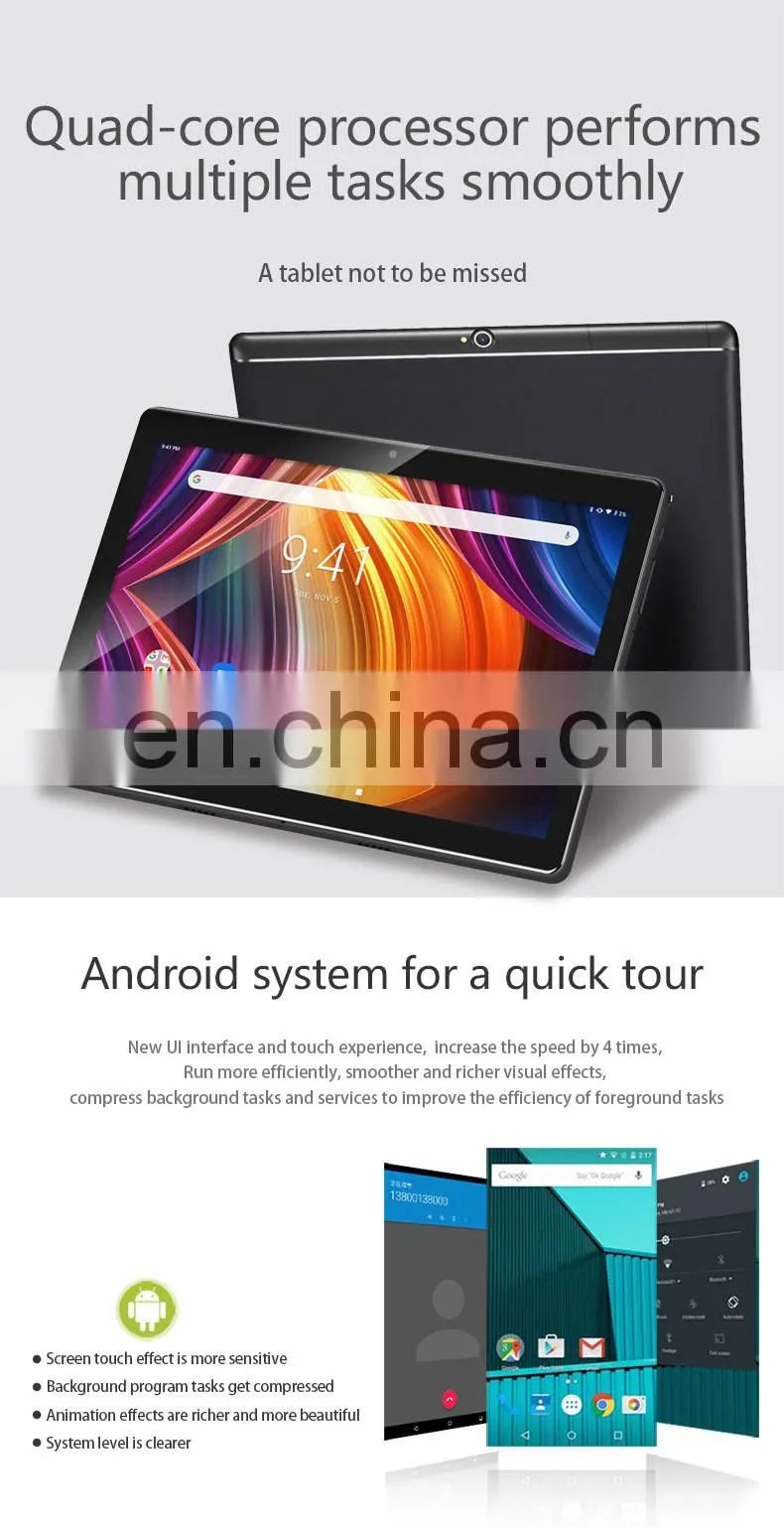 10 Years Odm & Oem Manufactory For Android 10.1 Inch Octa Core Processor Tablet Pc With 2Gb Ram 32Gb Storage Hd Display