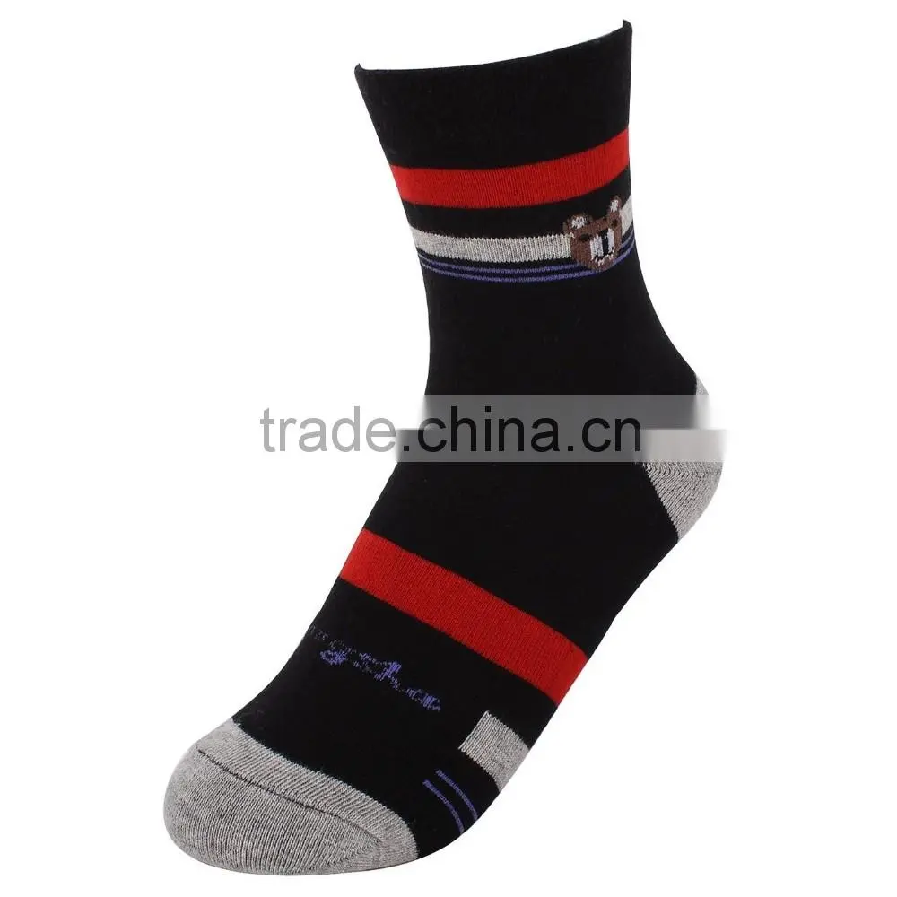 100% cotton children socks with sole pattern