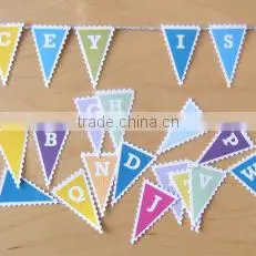 decorative triangle flag