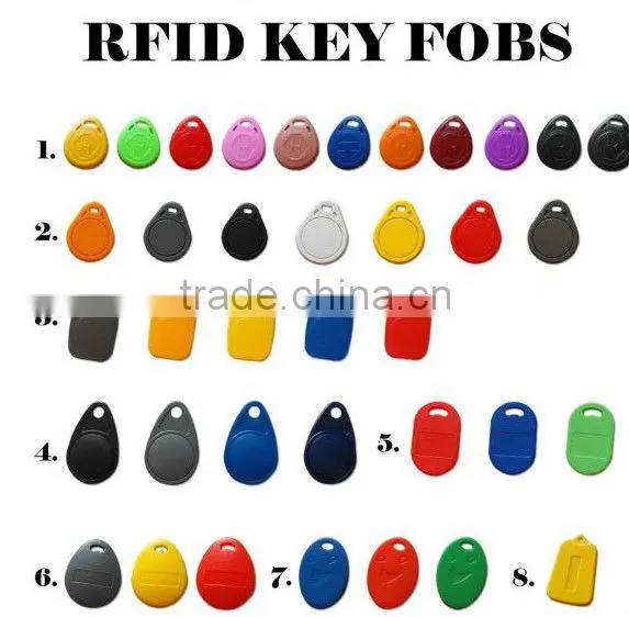 13.56mhz Flower Shape RFID key tag or customized shape