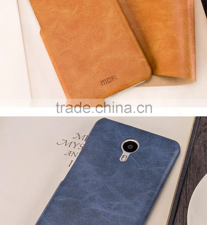 2016 New Arrival MOFi Case Housing for Meizu M3 Note, Note3, Customized Mobile Phone Coque Leather Back Cover for Meizu Note 3