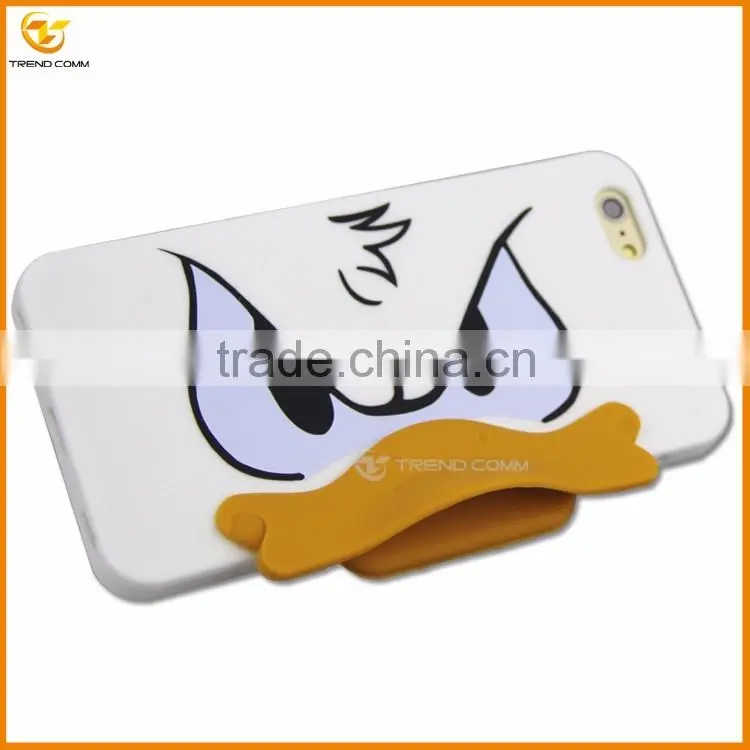 new products cute duck silicone case for iphone 6